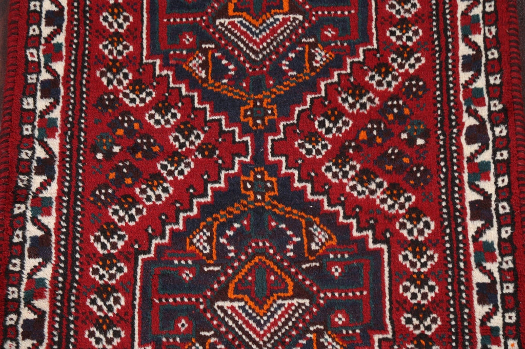 Geometric Shiraz Persian Handmade Rug 2x4