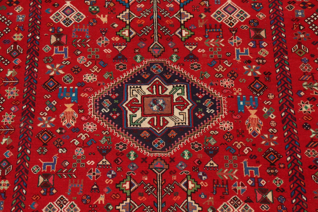 Vegetable Dye Shiraz Kashkoli Persian Area Rug 8x11