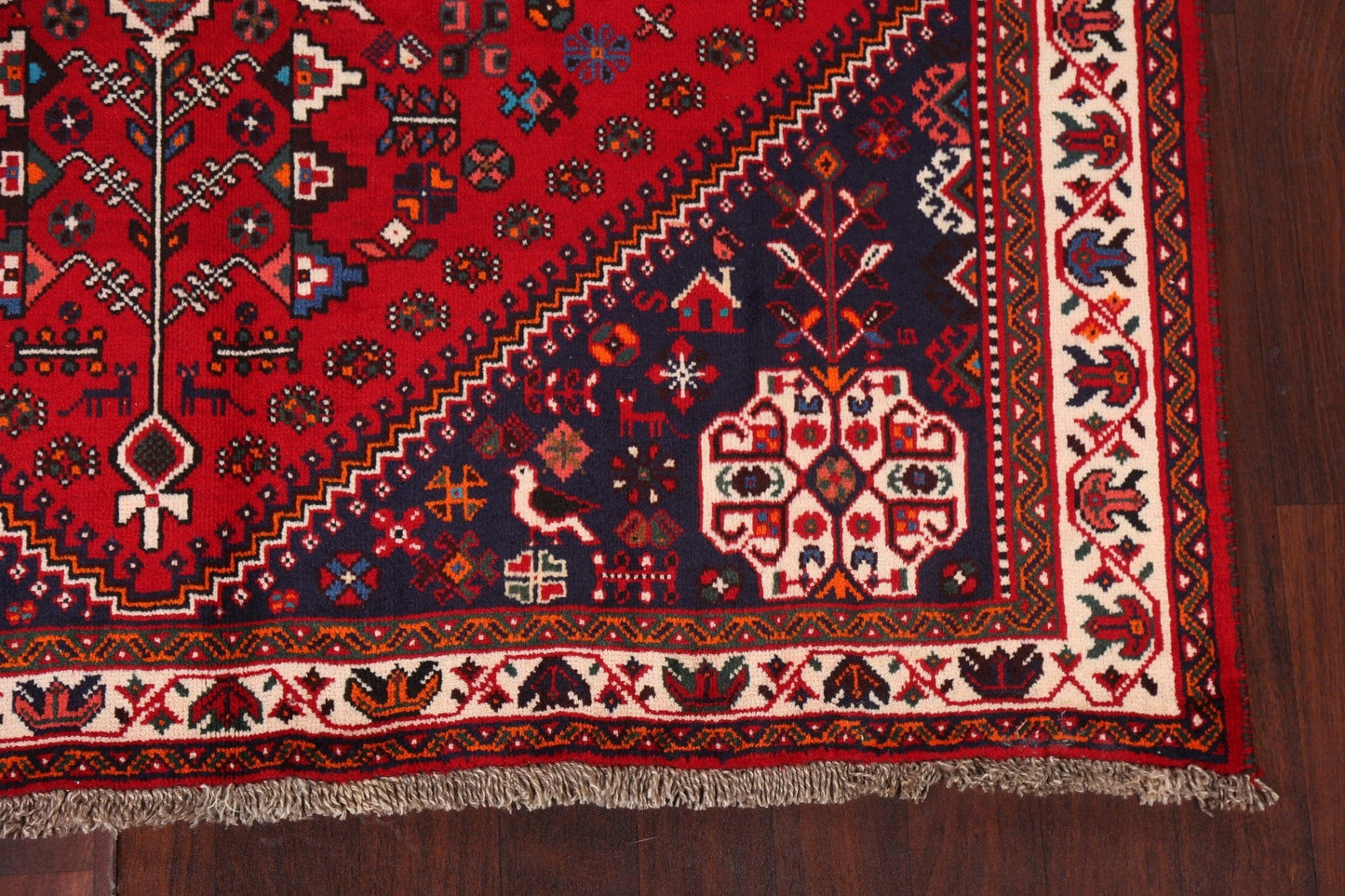 Tribal Wool Abadeh Persian Area Rug 7x10
