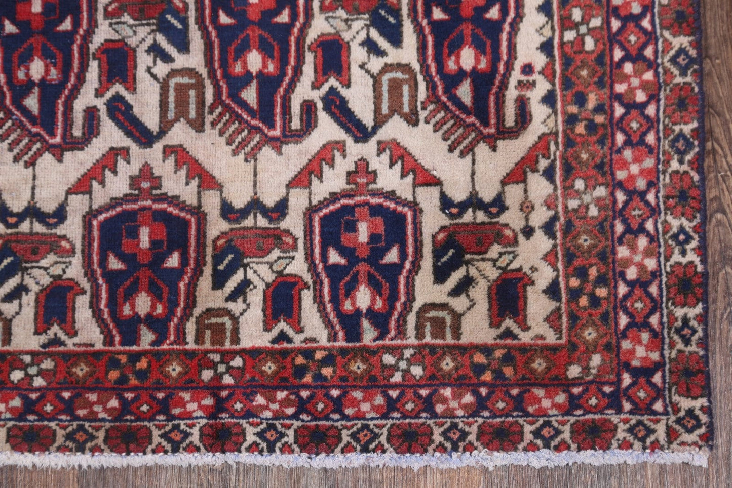 Antique Paisley Afshar Sirjan Kerman Persian Area Rug 5x6