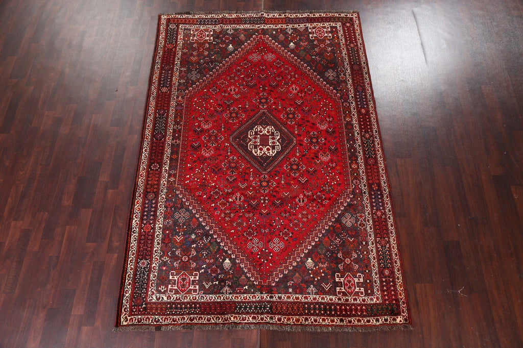 Tribal Geometric Shiraz Persian Area Rug 7x10