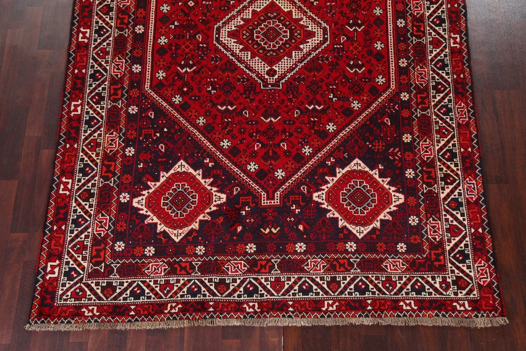 Vintage Wool Shiraz Persian Area Rug 7x10