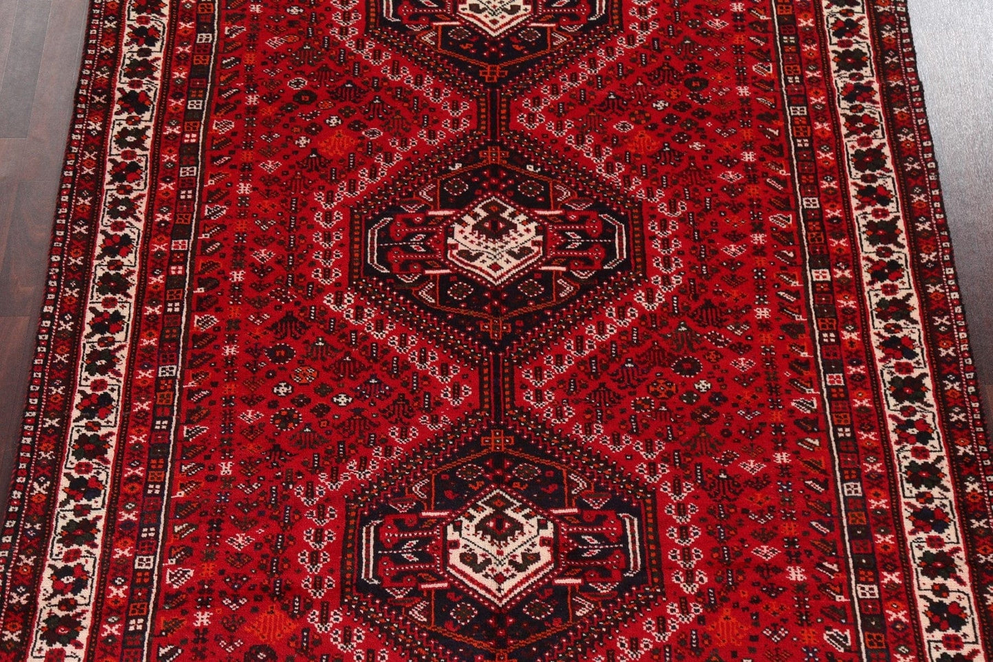 Tribal Geometric Shiraz Persian Area Rug 7x10