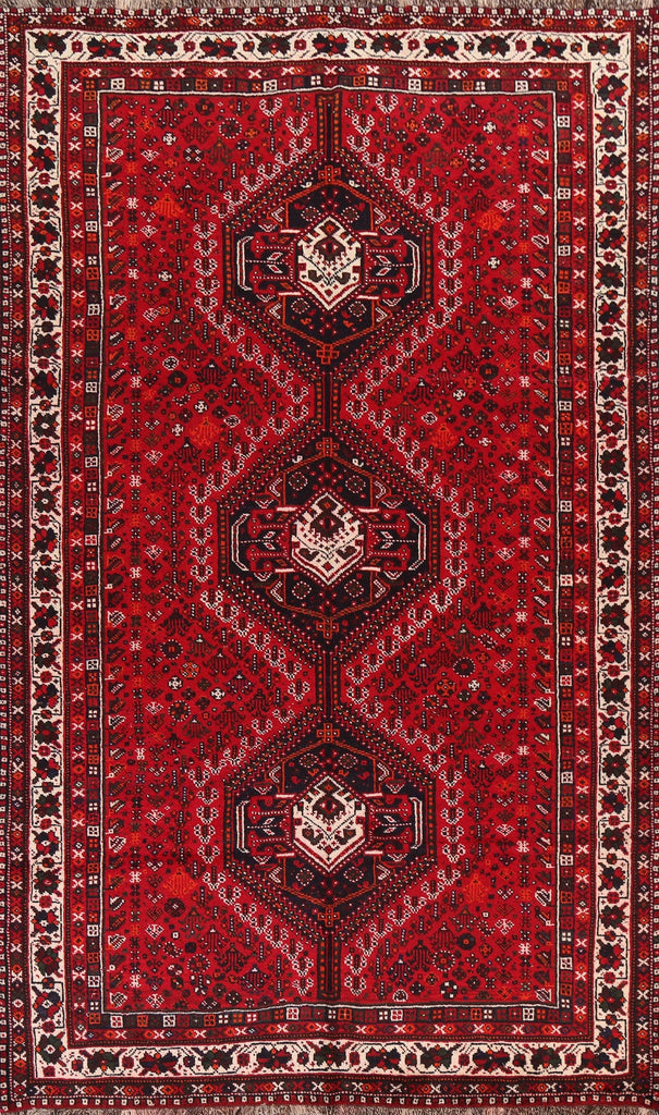 Tribal Geometric Shiraz Persian Area Rug 7x10