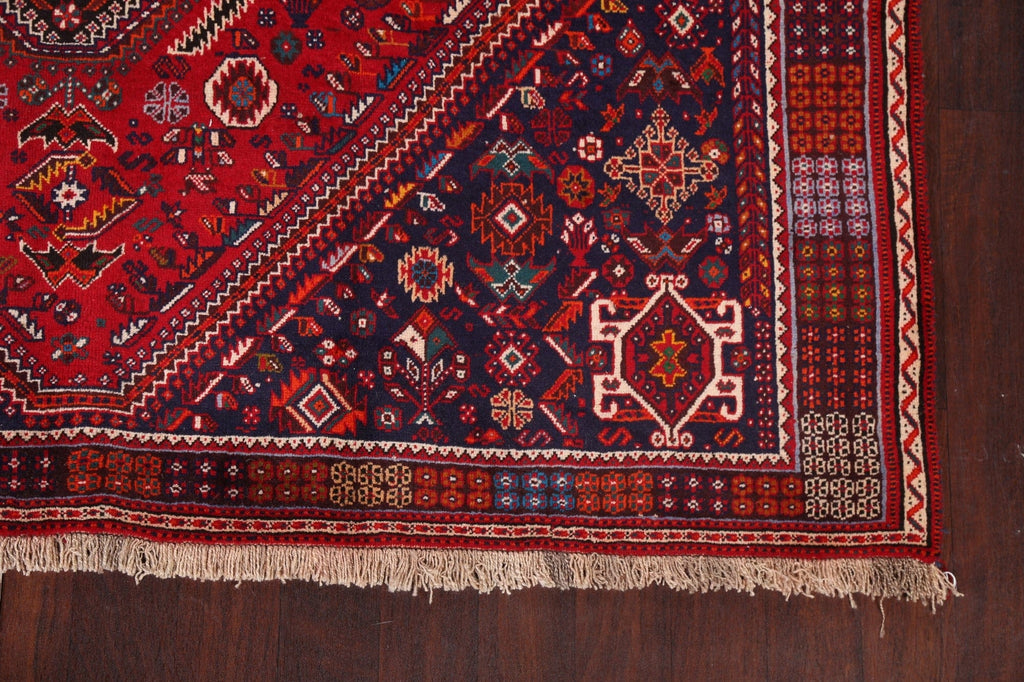 Tribal Geometric Shiraz Kashkoli Persian Area Rug 8x11