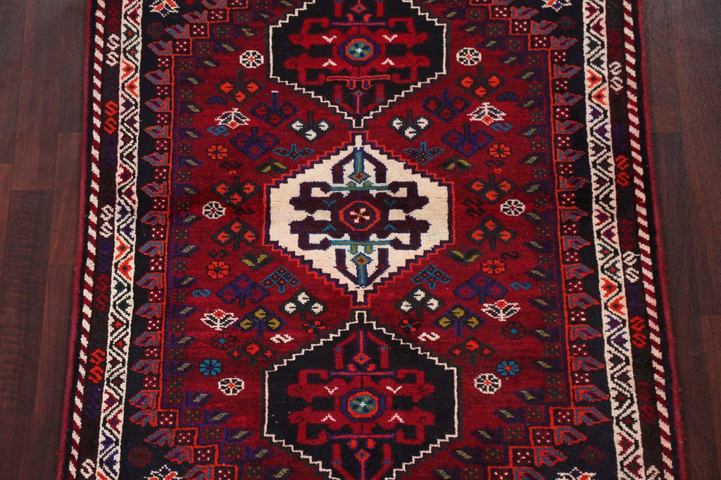 Handmade Wool Shiraz Persian Area Rug 4x5