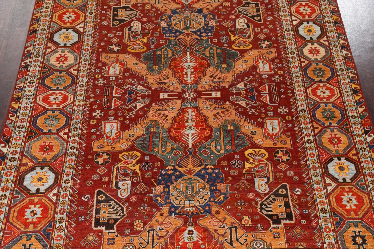 Vegetable Dye Red Ziegler Oriental Area Rug 9x12