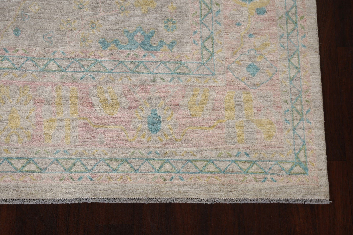 Vegetable Dye Muted Oushak Turkish Area Rug 8x10