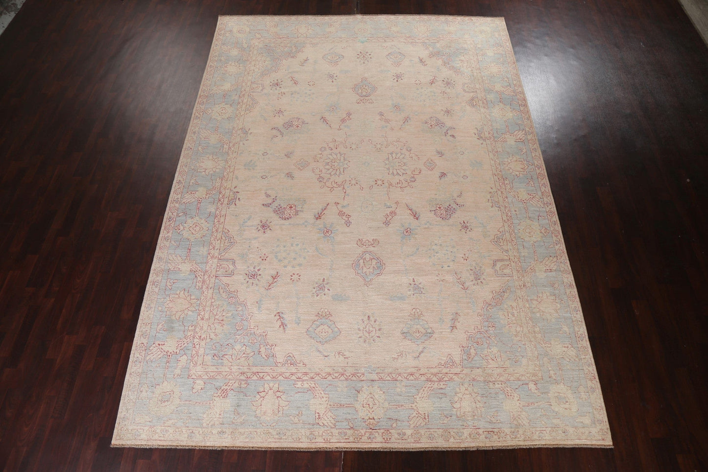 Vegetable Dye Oushak Turkish Area Rug 10x14