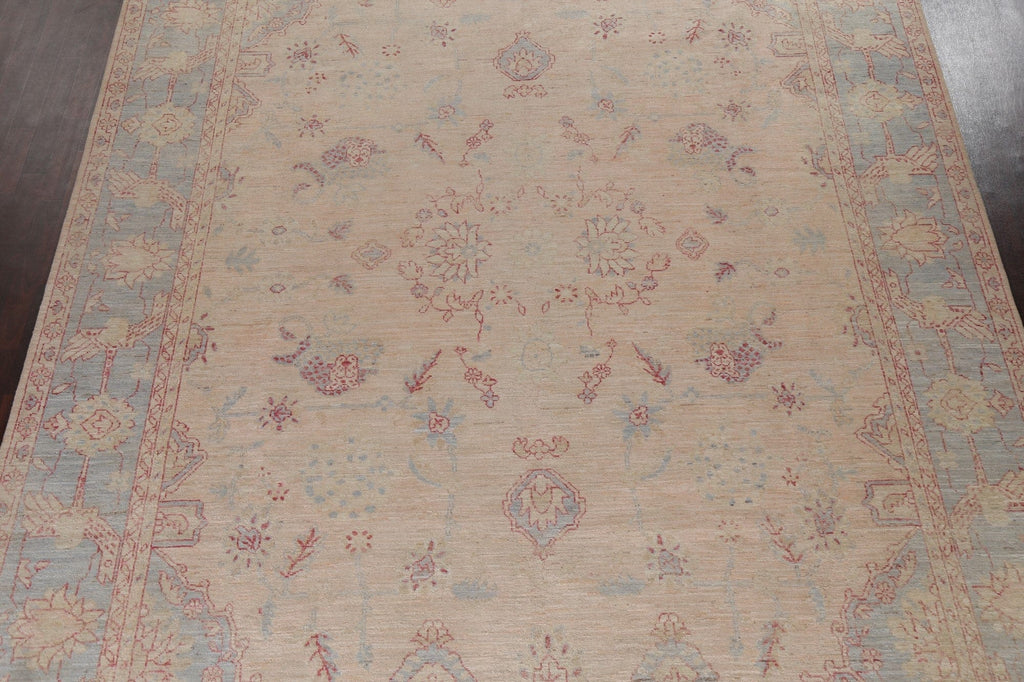 Vegetable Dye Oushak Turkish Area Rug 10x14