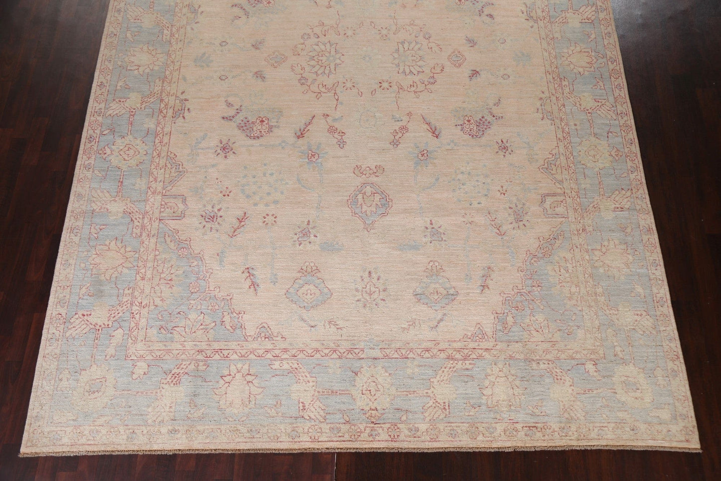 Vegetable Dye Oushak Turkish Area Rug 10x14