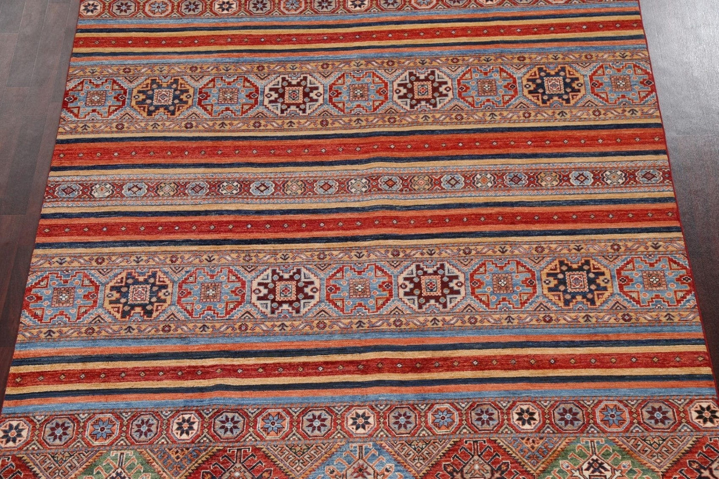 Vegetable Dye Super Kazak Oriental Rug 7x9