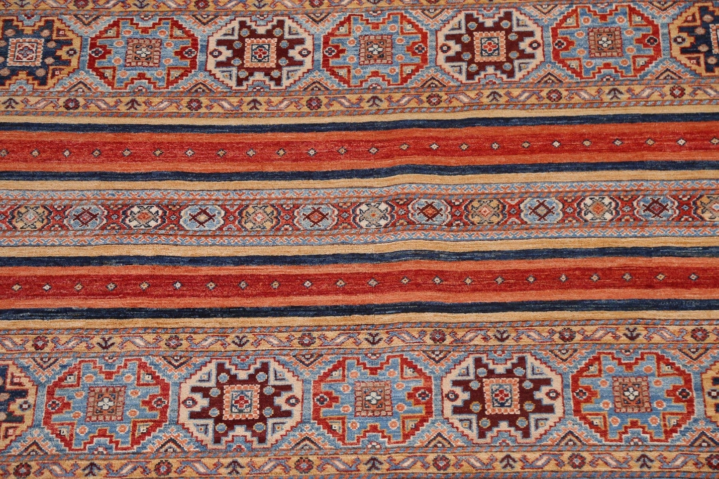 Vegetable Dye Super Kazak Oriental Rug 7x9