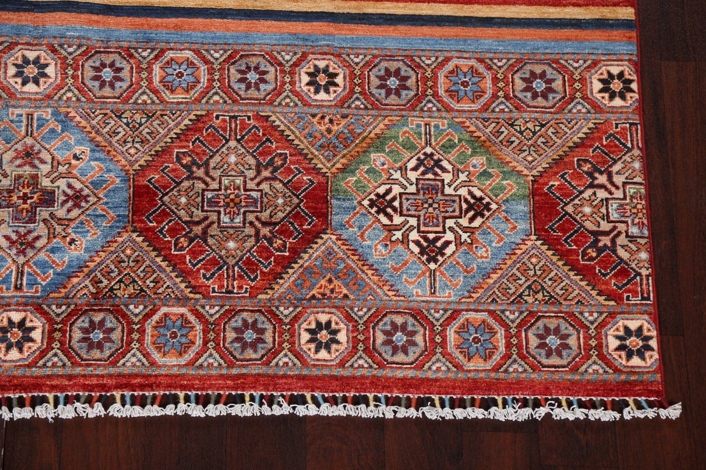 Vegetable Dye Super Kazak Oriental Rug 7x9