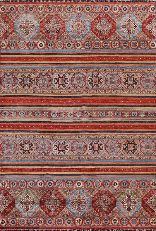 Vegetable Dye Super Kazak Oriental Rug 7x9