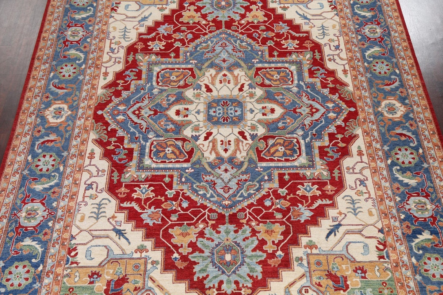 Vegetable Dye Heriz Serapi Oriental Area Rug 10x14