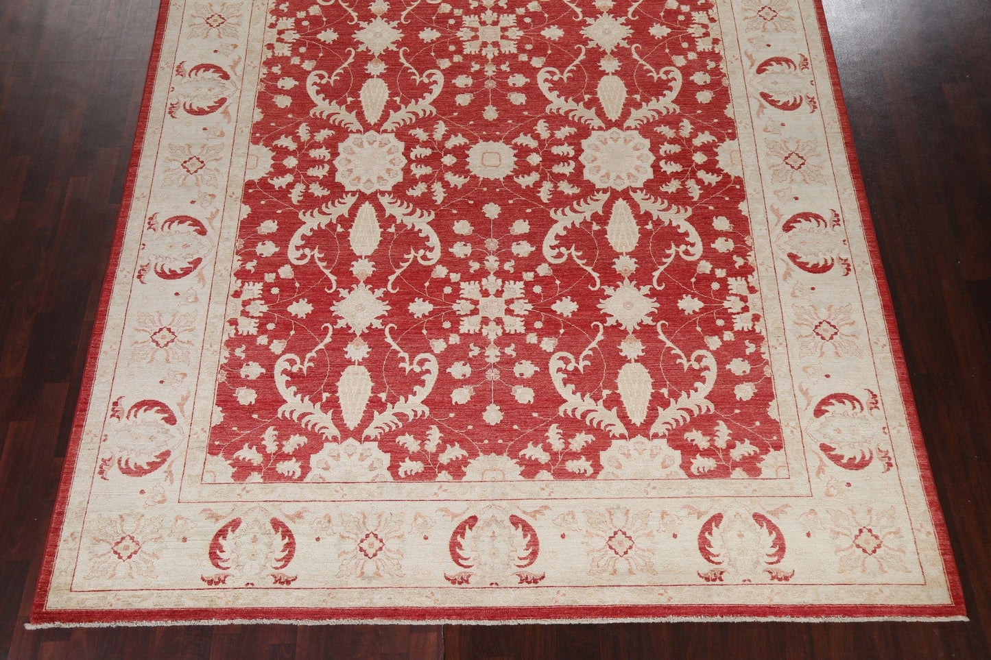 Vegetable Dye Chobi Peshawar Wool Oriental Rug 9x11