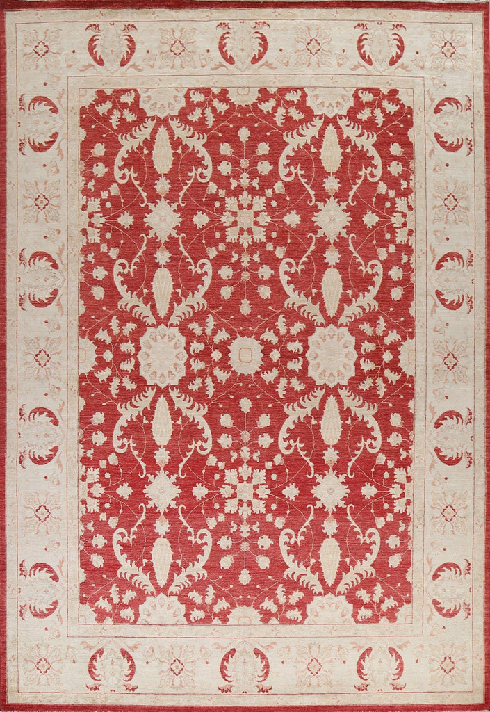 Vegetable Dye Chobi Peshawar Wool Oriental Rug 9x11