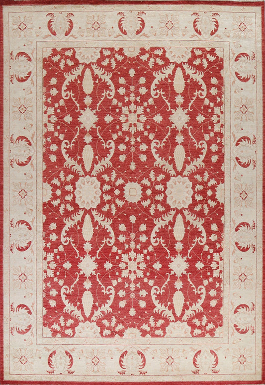 Vegetable Dye Chobi Peshawar Wool Oriental Rug 9x11