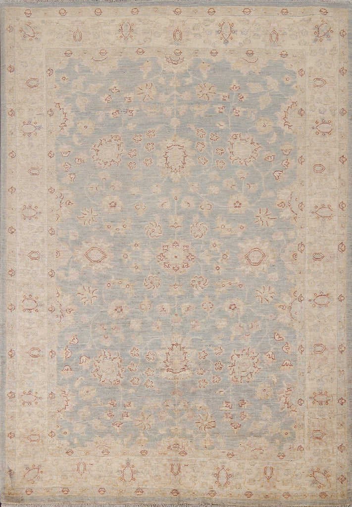 Vegetable Dye Ziegler Wool Oriental Area Rug 5x7