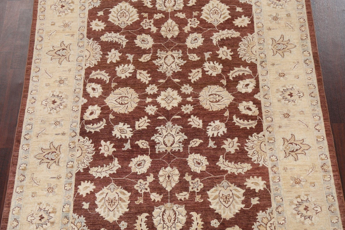 Vegetable Dye Chobi Peshawar Oriental Rug 6x8