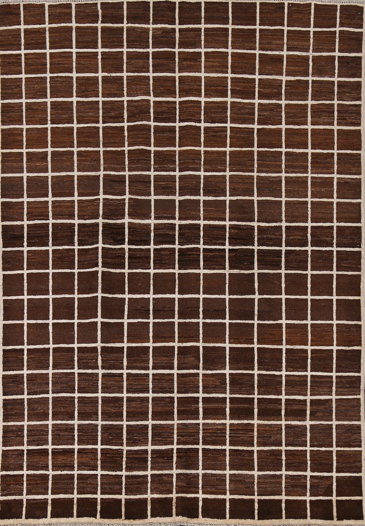 Checkered Gabbeh Kashkoli Oriental Modern Rug 5x7