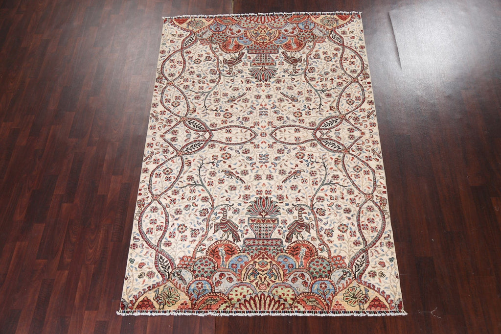 Vegetable Dye Wool Tabriz Persian Area Rug 6x9