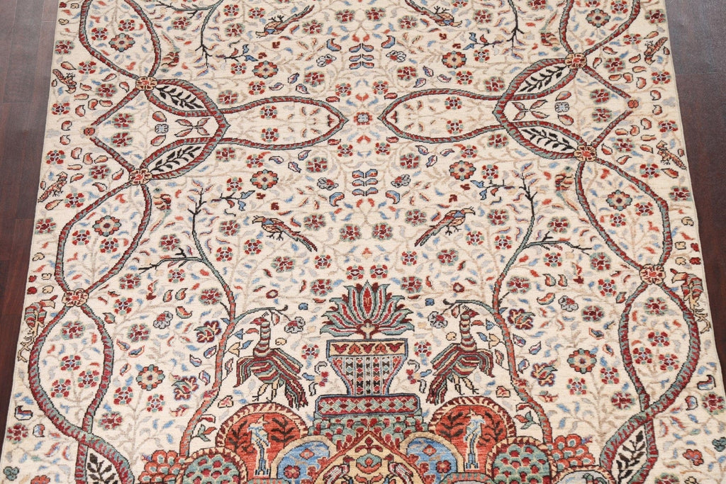 Vegetable Dye Wool Tabriz Persian Area Rug 6x9