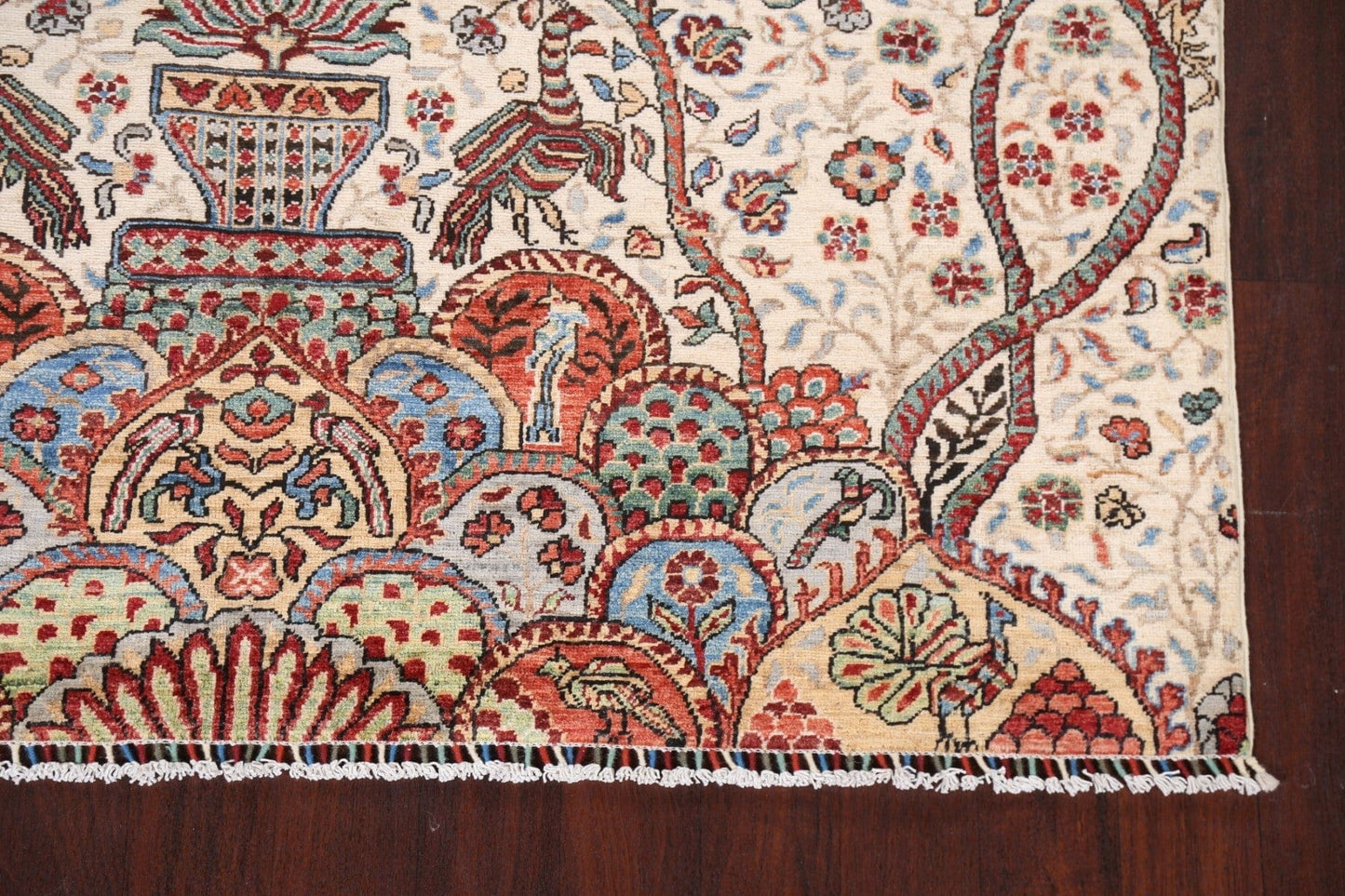 Vegetable Dye Wool Tabriz Persian Area Rug 6x9