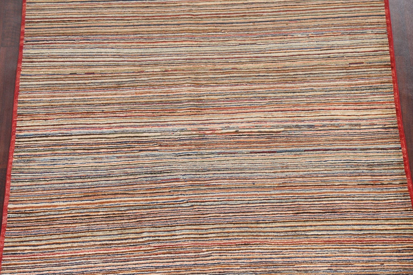 Striped Gabbeh Kashkoli Oriental Area Rug 5x7