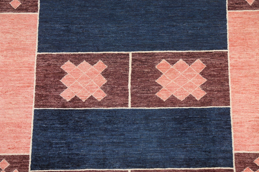 Geometric Gabbeh Kashkoli Wool Oriental Rug 4x6