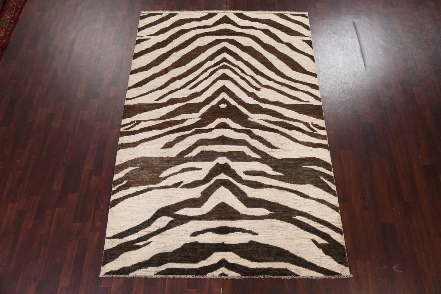 Animal Print Gabbeh Persian Area Rug 7x10