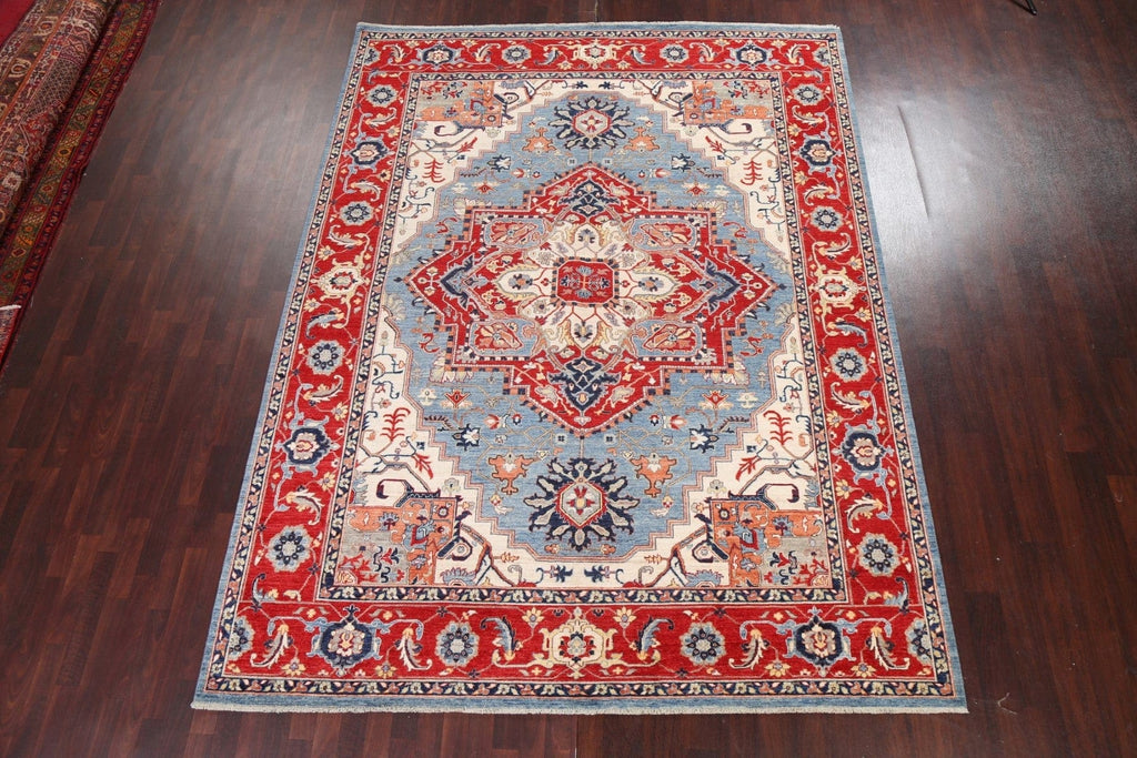 Vegetable Dye Heriz Serapi Oriental Area Rug 8x11