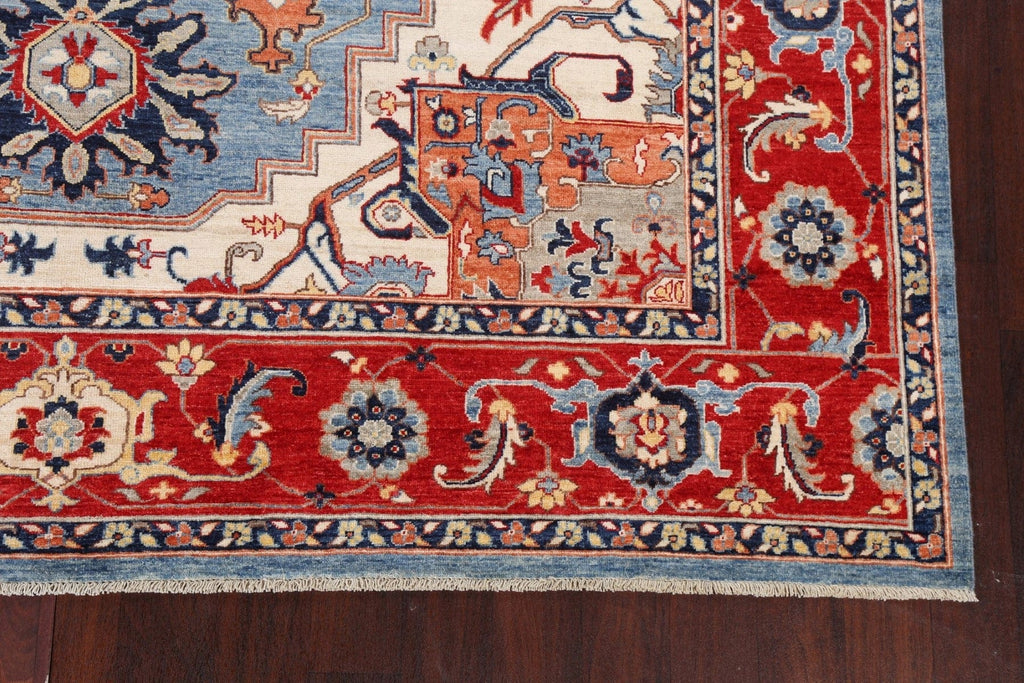 Vegetable Dye Heriz Serapi Oriental Area Rug 8x11