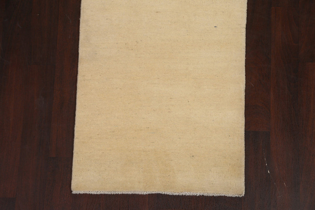 Handmade Wool Gabbeh Persian Runner Rug 3x8