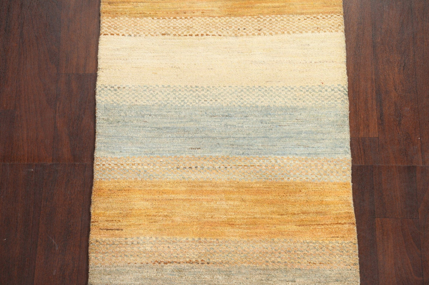 Contemporary Runner Gabbeh Kashkoli Oriental Rug 3x8