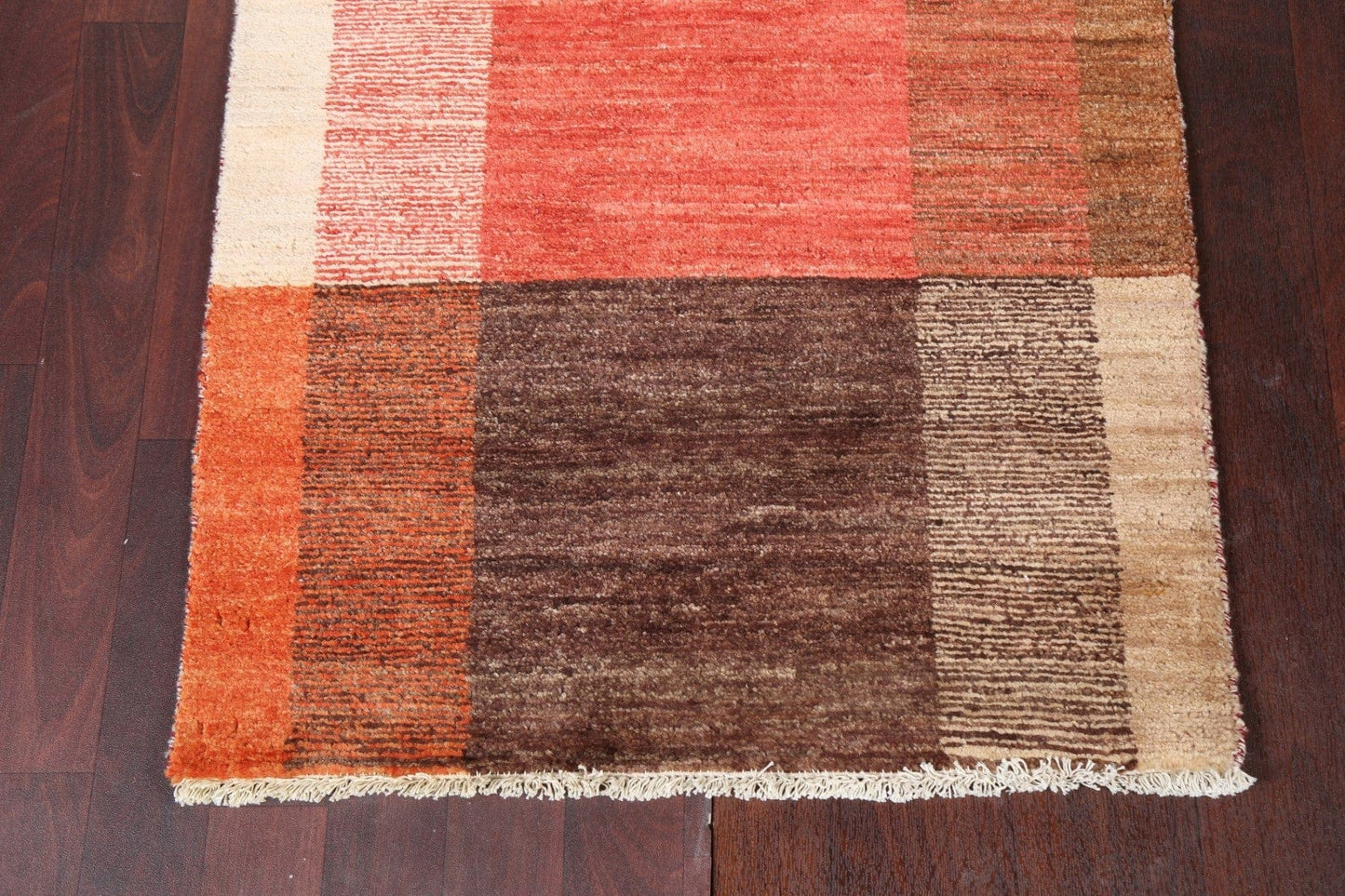 Contemporary Runner Gabbeh Kashkoli Oriental Rug 3x15