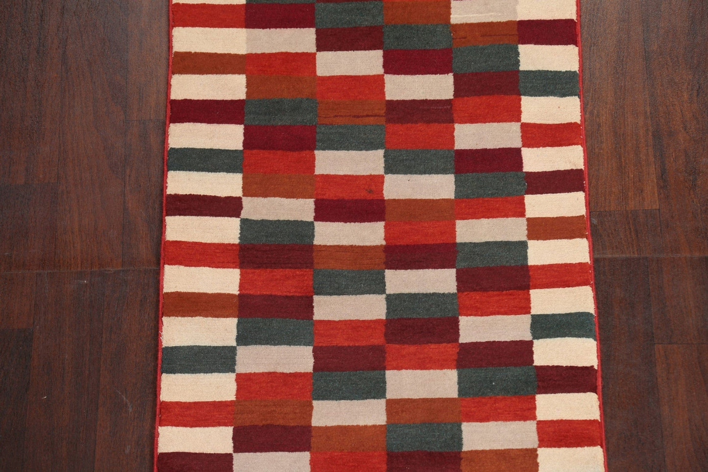 Handmade Gabbeh Kashkoli Oriental Runner Rug 3x8