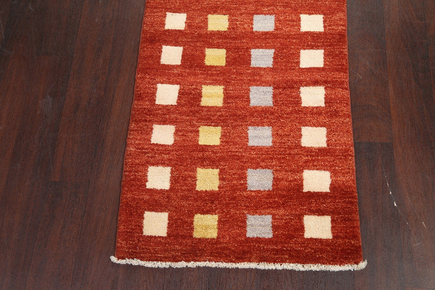 Contemporary Gabbeh Kashkoli Oriental Runner Rug 2x6