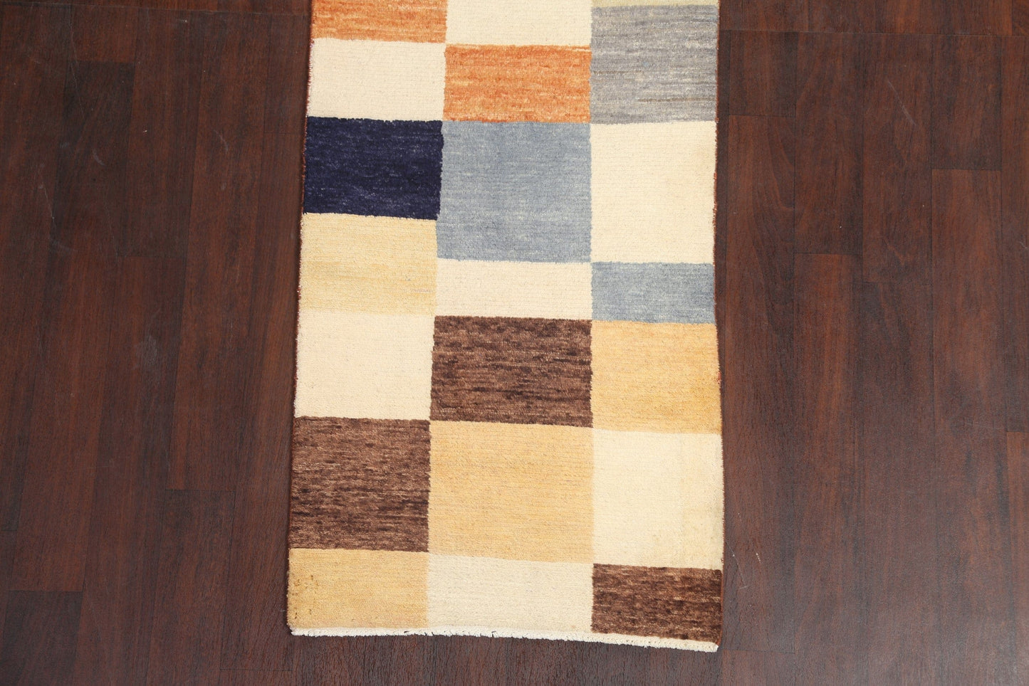 Modern Wool Gabbeh Kashkoli Oriental Runner Rug 3x10