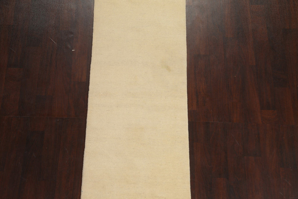 Handmade Wool Gabbeh Persian Runner Rug 3x9