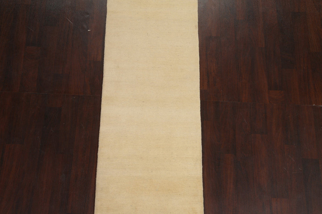 Contemporary Gabbeh Persian Runner Rug 3x8