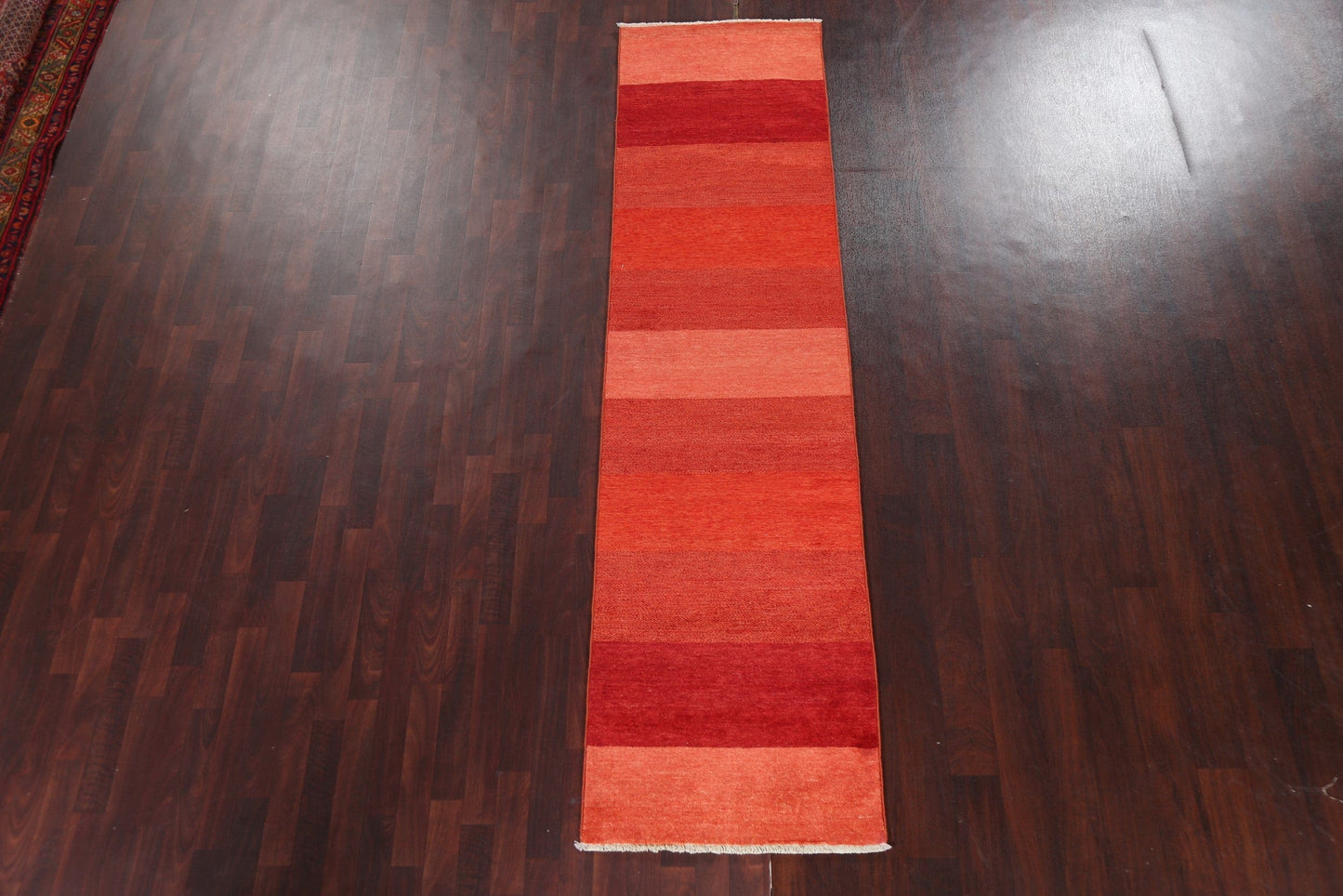 Modern Wool Gabbeh Kashkoli Oriental Runner Rug 3x10