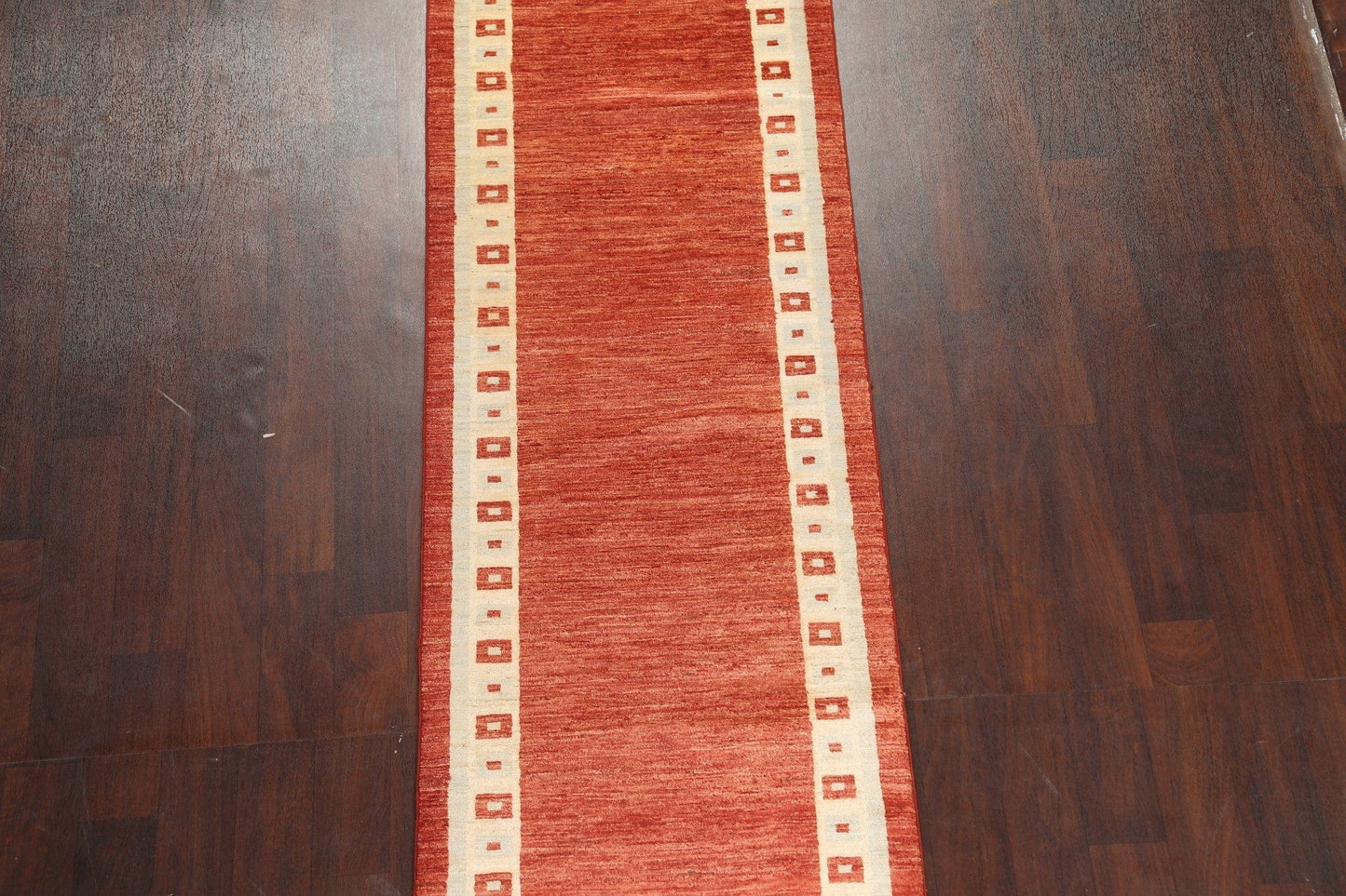 Geometric Gabbeh Kashkoli Oriental Runner Rug 3x10