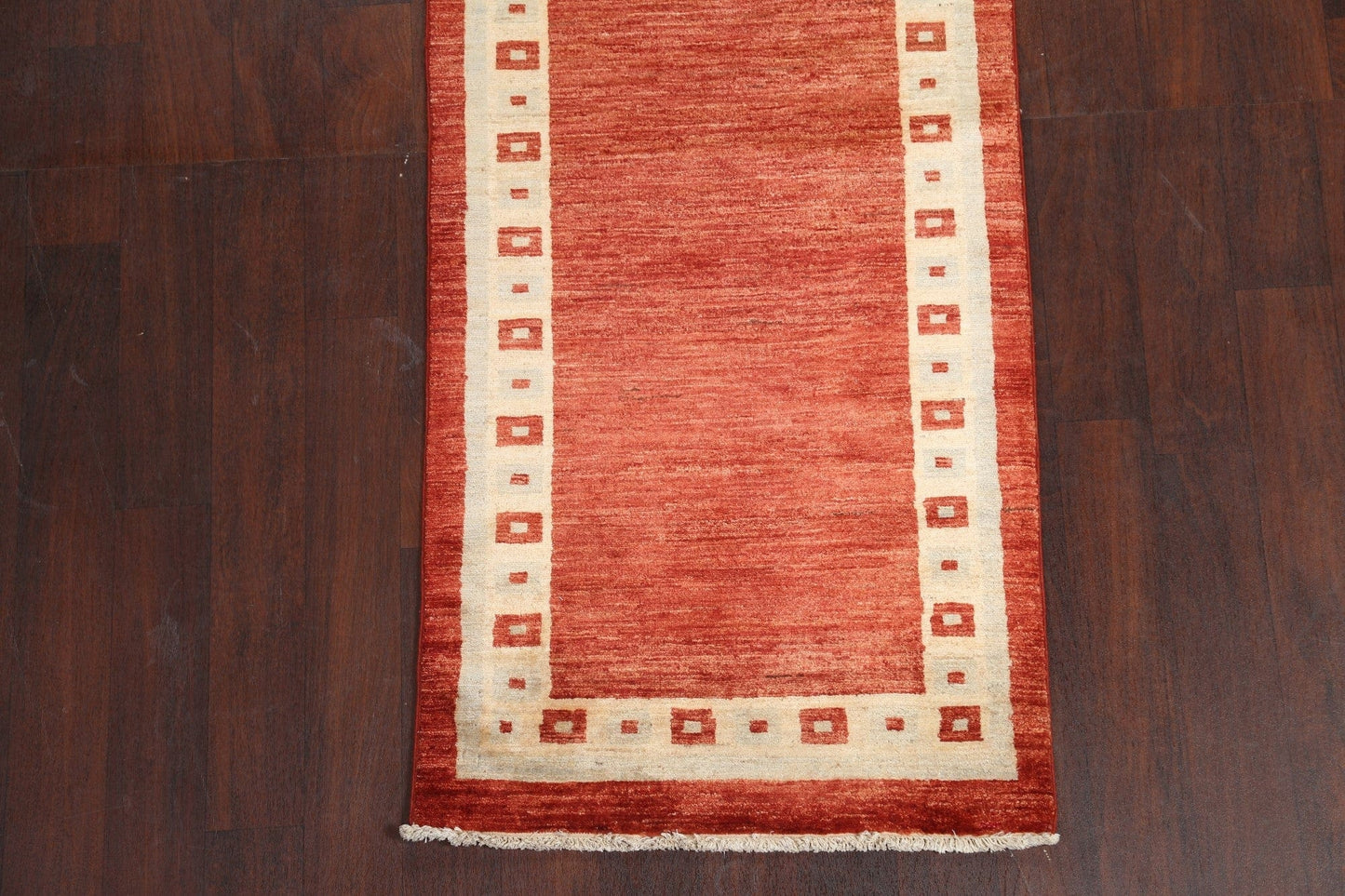 Geometric Gabbeh Kashkoli Oriental Runner Rug 3x10