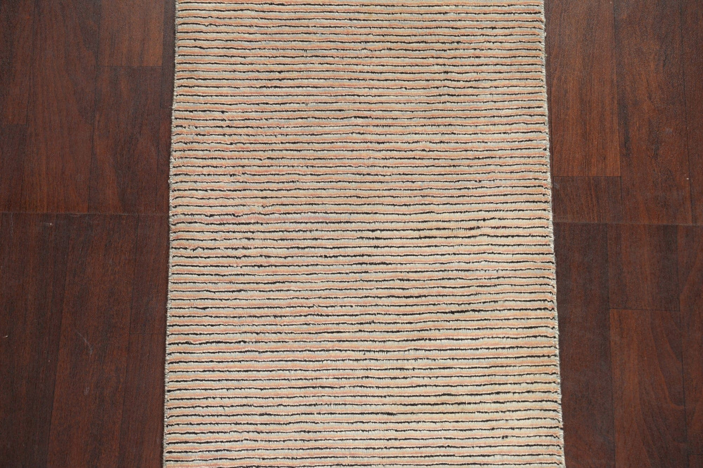 Striped Gabbeh Kashkoli Oriental Runner Rug 2x7