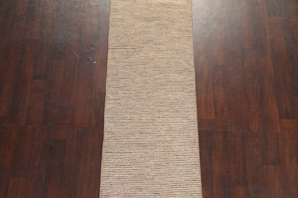 Striped Gabbeh Kashkoli Oriental Runner Rug 2x10