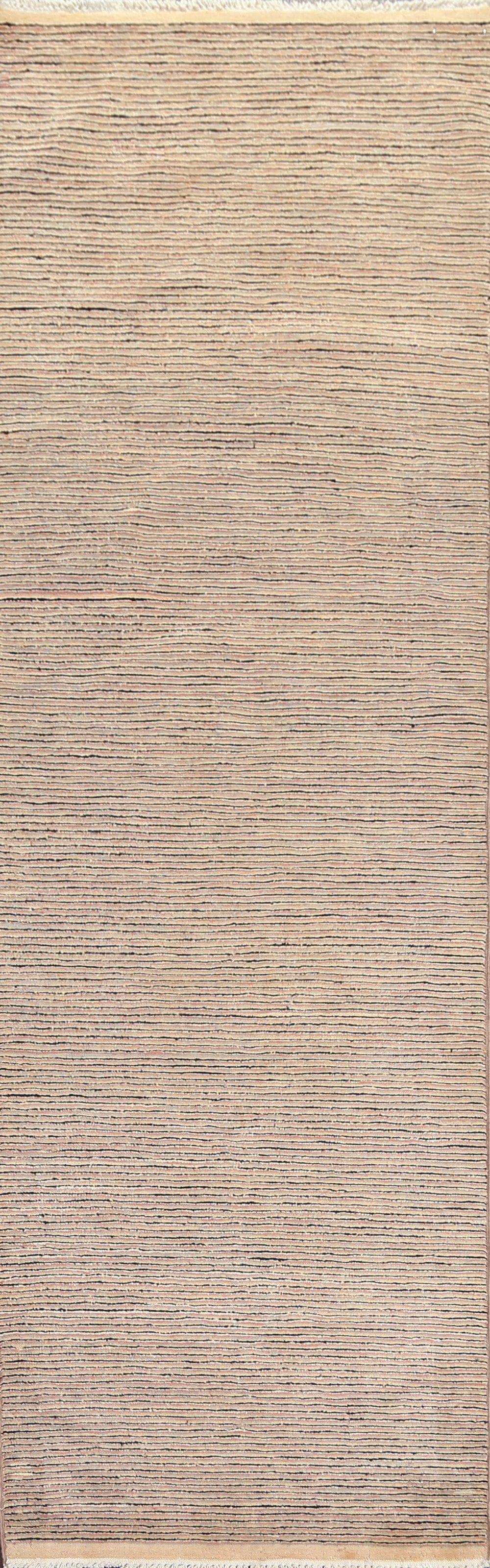 Striped Gabbeh Kashkoli Oriental Runner Rug 2x10