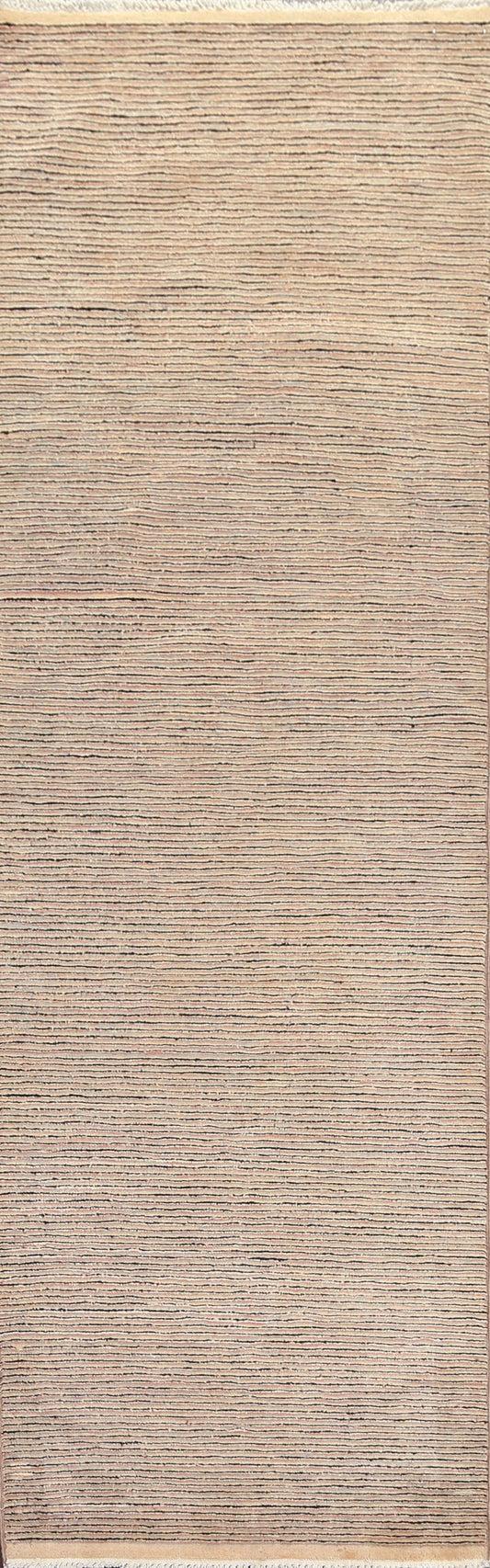 Striped Gabbeh Kashkoli Oriental Runner Rug 2x10