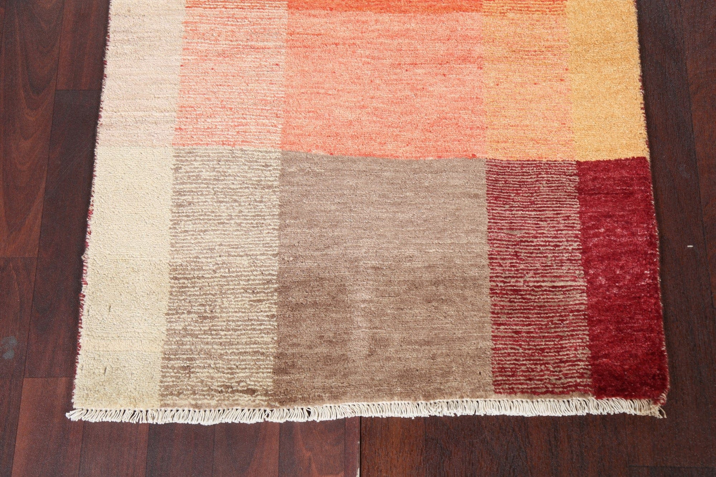 Contemporary Gabbeh Kashkoli Oriental Runner Rug 3x12